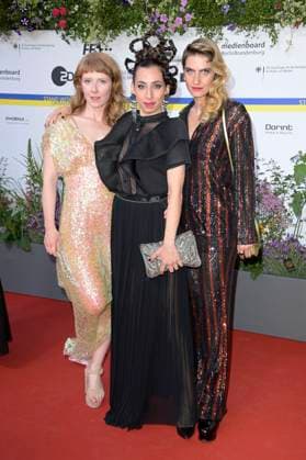 Sarah Bauerett, Carol Schuler and Samia Chancrin at the 73 German Film Awards 2023 ceremony at Theater am Potsdamer Platz Berlin, 12 05 2023. Foto:xF.xKernx xFuturexImage