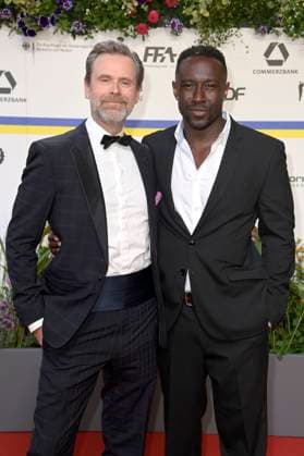 Matthias Matschke and Jerry Kwarteng at the 73 German Film Award 2023 ceremony at the Theater am Potsdamer Platz Berlin, 12 05 2023 Foto:xF.xKernx xFuturexImage