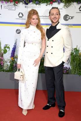 Palina Rojinski and Riccardo Simonetti at the 73 German Film Award 2023 ceremony at the Theater am Potsdamer Platz Berlin, 12 05 2023 Foto:xF.xKernx xFuturexImage