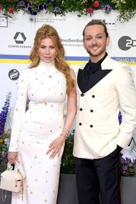 Palina Rojinski and Riccardo Simonetti at the 73 German Film Award 2023 ceremony at the Theater am Potsdamer Platz Berlin, 12 05 2023 Foto:xF.xKernx xFuturexImage