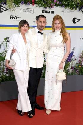 Jeanne Tremsal, Clemens Schick and Palina Rojinski at the 73 German Film Awards 2023 ceremony at the Theater am Potsdamer Platz Berlin, 12 05 2023 Foto:xF.xKernx xFuturexImage