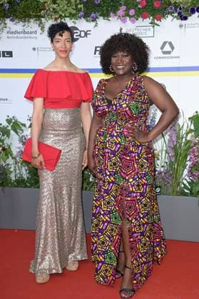 Celina Bostic and Thelma Buabeng at the 73 German Film Awards 2023 ceremony at Theater am Potsdamer Platz Berlin, 12 05 2023 Foto:xF.xKernx xFuturexImage