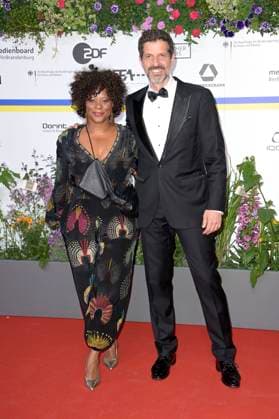 Denise M Baye and Pasquale Aleardi at the 73 German Film Awards 2023 ceremony at the Theater am Potsdamer Platz Berlin, 12 05 2023 Foto:xF.xKernx xFuturexImage