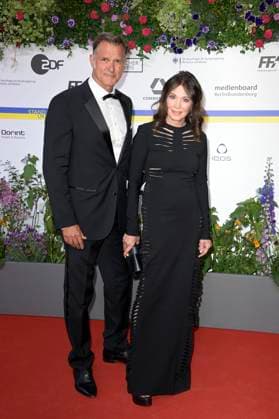 Iris Berben with partner Heiko Kiesow at the 73 German Film Award 2023 ceremony at the Theater am Potsdamer Platz Berlin, 12 05 2023 Foto:xF.xKernx xFuturexImage