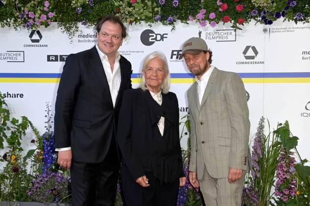 Charly Hübner, Hildegard Schmahl and Lars Jessen at the 73 German Film Award 2023 ceremony at the Theater am Potsdamer Platz Berlin, 12 05 2023 Foto:xF.xKernx xFuturexImage