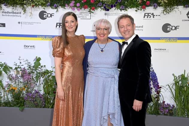 Alexandra Maria Lara, Claudia Roth and Florian Gallenberger at the 73 German Film Award 2023 ceremony at the Theater am Potsdamer Platz Berlin, 12 05 2023 Foto:xF.xKernx xFuturexImage