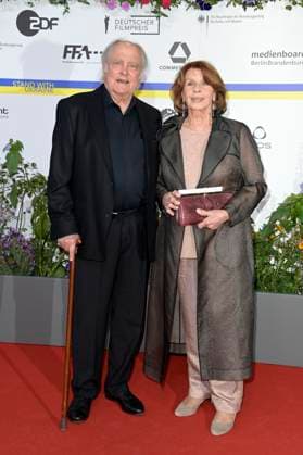 Michael Verhoeven and Senta Berger at the 73 German Film Award 2023 ceremony at the Theater am Potsdamer Platz Berlin, 12 05 2023 Foto:xF.xKernx xFuturexImage