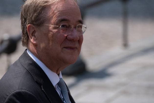 Karlspreisverleihung in Aachen am 14. Mai 2023. Armin Laschet trifft ein. GERMANY - AACHEN - KARLSPREIS