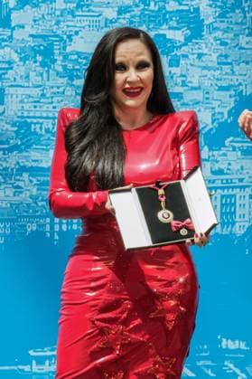May 15, 2023, Madrid, Spain: Singer Alaska attends during the delivery of Madrid s medals of Honor and medals, at the Palacio de Cibeles, in Madrid. Madrid Spain - ZUMAs197 20230515_zaa_s197_043 Copyright: xAtilanoxGarciax