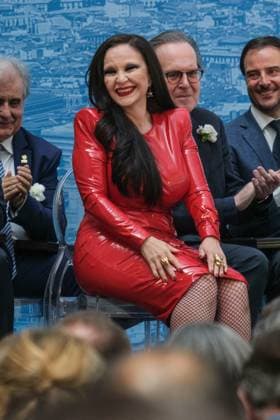 May 15, 2023, Madrid, Spain: Singer Alaska attends during the delivery of Madrid s medals of Honor and medals, at the Palacio de Cibeles, in Madrid. Madrid Spain - ZUMAs197 20230515_zaa_s197_046 Copyright: xAtilanoxGarciax