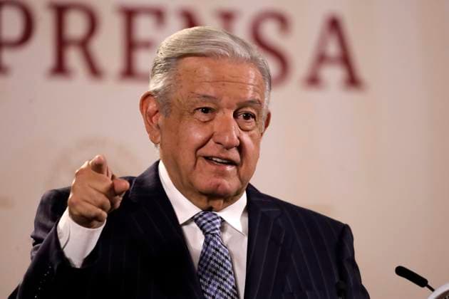 May 15, 2023, Mexico City, Mexico: Mexican President Andres Manuel Lopez Obrador congratulates teachers on his day at a press conference at the National Palace in Mexico City. on May 15, 2023 in Mexico City, Mexico Mexico City Mexico - ZUMAe321 20230515_zia_e321_005 Copyright: xLuisxBarronx