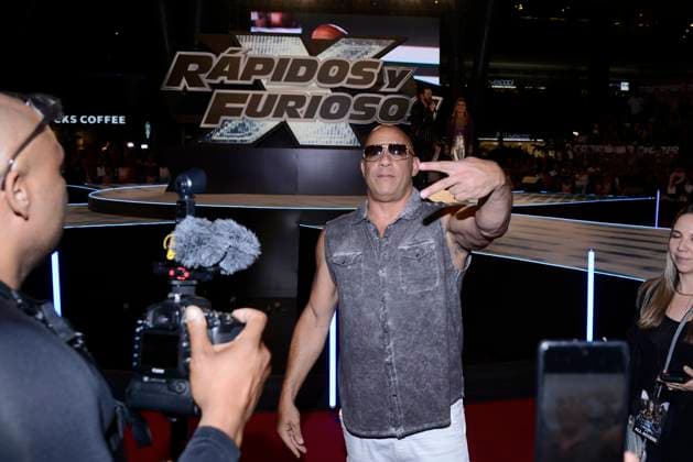 Fast X Filmpremiere in Mexiko-Stadt May 15, 2023, Mexico City, Mexico: American actor Vin Diesel attends the red carpet of the Fast X film premiere at Cinepolis Toreo Parque Central. on May 15, 2023 in Mexico City, Mexico. Mexico City Mexico - ZUMAe321 20230516_zia_e321_111 Copyright: xCarlosxTischlerx