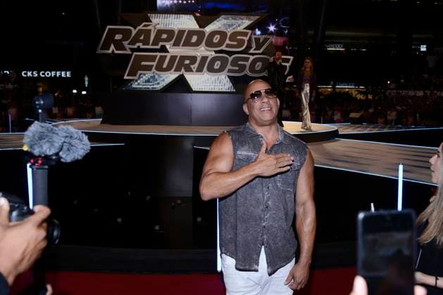 Fast X Filmpremiere in Mexiko-Stadt May 15, 2023, Mexico City, Mexico: American actor Vin Diesel attends the red carpet of the Fast X film premiere at Cinepolis Toreo Parque Central. on May 15, 2023 in Mexico City, Mexico. Mexico City Mexico - ZUMAe321 20230516_zia_e321_114 Copyright: xCarlosxTischlerx
