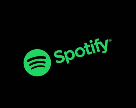 Spotify, Twisted Logo, Schwarzer Background Copyright: imageBROKER/LogoxFactory iblmwf08366221.jpg