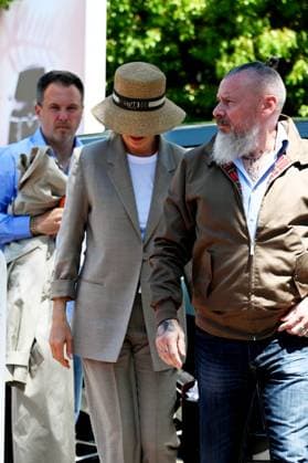 76th Cannes Film Festival 2023, Uma Thurman and son Levon Roan Thurman-Hawke arrive at the Martinez hotel beach Pictured: Uma Thurman  Copyright: xEmanuelexMangiarottix xipa-agencx xPoolxPhotoxEventsx01x IPA_IPA37967734