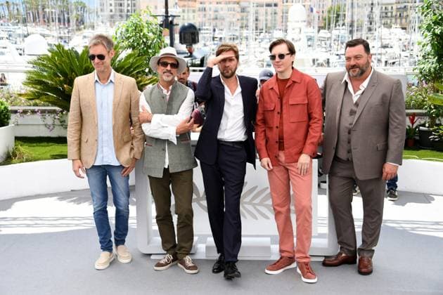 Internationale Filmfestspiele von Cannes, Photocall Jury 76th Cannes Film Festival 2023, Photocall Jury of The 76th Annual Cannes Film Festival . Pictured: Damian Szifron, Atiq Rahimi, Ruben Ostlund, Paul Dano, Denis Menochet  Copyright: xAlbertoxTerenghi PoolxPhotoxEvenx xPoolxPhotoxEventsx01x IPA_IPA37968683