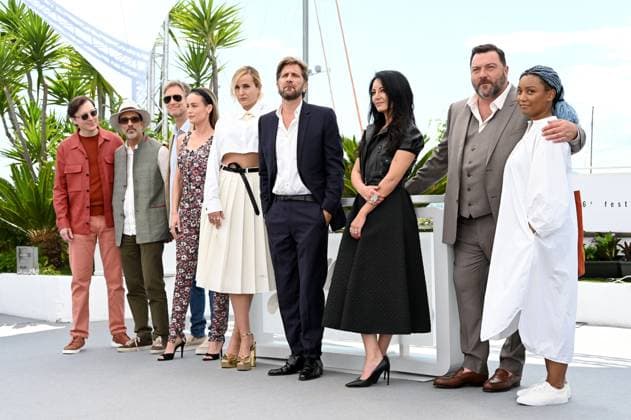 Internationale Filmfestspiele von Cannes, Photocall Jury 76th Cannes Film Festival 2023, Photocall Jury of The 76th Annual Cannes Film Festival . Pictured: Paul Dano, Atiq Rahimi, Damian Szifron, Brie Larson, Julia Ducournau, Ruben Ostlund, Maryam Touzani, Denis Menochet, Rungano Nyon Copyright: xSimonexComix xipa-agency.netx xPoolxPhotoxEventsx01x IPA_IPA37968947