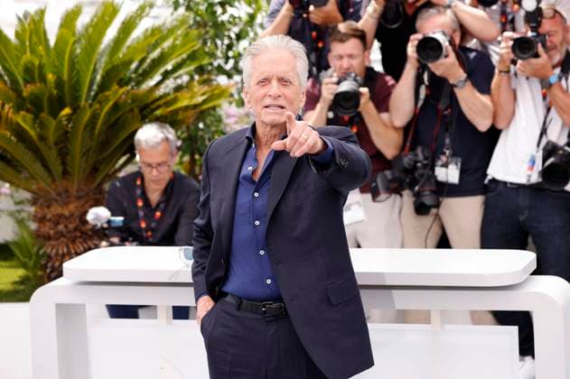 Michael Douglas at the photocall on the occasion of the award of the Palme dOr for lifetime achievement at the Festival de Cannes 2023 76 Cannes International Film Festival at the Palais des Festivals Cannes, 16 05 2023. Foto:xS.xGabschx xFuturexImage
