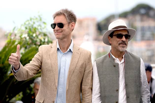 76eme Festival International du Film de Cannes. Photocall avec le jury 76th International Cannes Film Festival. Photocall with jury members 291923 2023-05-16 Cannes France Rahimi, Atiq; Szifron, Damian  Copyright: xEstellexCarlierx xStarfacex STAR_291923_026