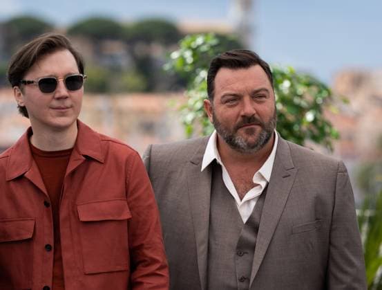 76eme Festival International du Film de Cannes. Photocall avec le jury 76th International Cannes Film Festival. Photocall with jury members 291923 2023-05-16 Cannes France MÃ nochet, Denis; Dano, Paul  Copyright: xEstellexCarlierx xStarfacex STAR_291923_028