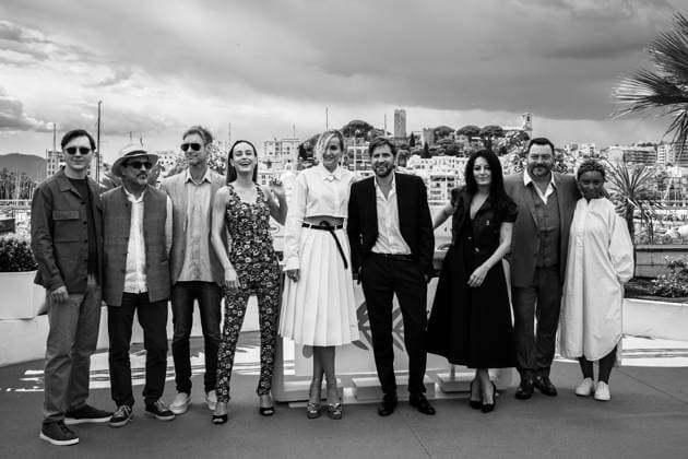 76eme Festival International du Film de Cannes. Photocall avec le jury 76th International Cannes Film Festival. Photocall with jury members 291923 2023-05-16 Cannes France Ducournau, Julia; Touzani, Maryam; Larson, Brie; Ostlund, Ruben; Nyoni, Rungano; Dano, Paul; MÃ nochet, Denis; Rahimi, Atiq; Szifron, Damian  Copyright: xEstellexCarlierx xStarfacex STAR_291923_034