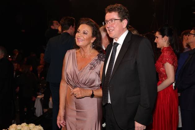 47 Prix Walo 2023 Federal Councillor Albert Rösti with Monika Kaelin Presentation of the 47 Prix Walo for the years 2020 2022 on 14 05 2023 at the SRF television studios in Zurich, Switzerland