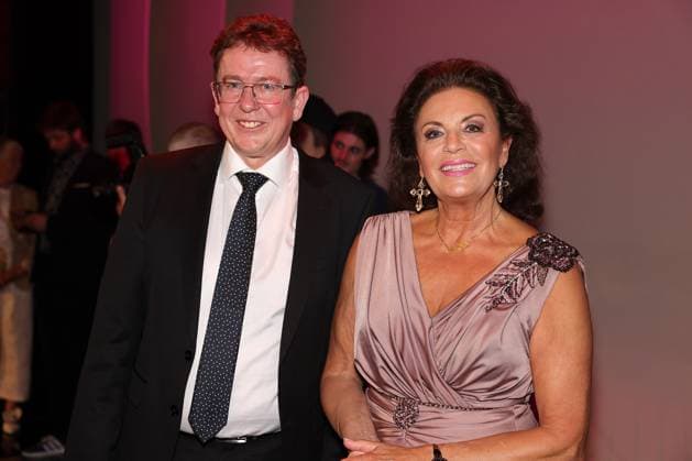 47 Prix Walo 2023 Federal Councillor Albert Rösti with Monika Kaelin Presentation of the 47 Prix Walo for the years 2020 2022 on 14 05 2023 at the SRF television studios in Zurich, Switzerland