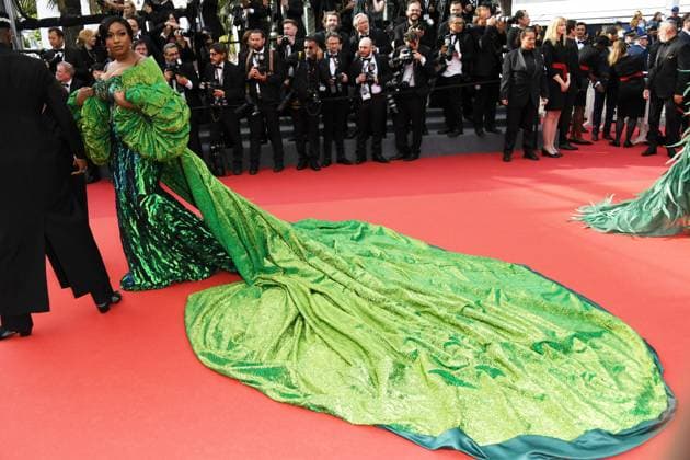 Internationale Filmfestspiele von Cannes, Eröffnung 76th Cannes Film Festival 2023, evening 1 - red carpet of the film Jeanne du Barry - opening ceremony. Pictured: Chika Ike  Copyright: xAlbertoxTerenghix xipa-agency.nex xPoolxPhotoxEventsx01x IPA_IPA37973517