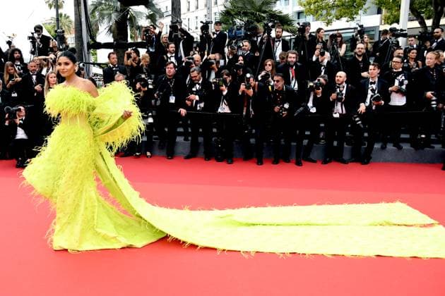 Internationale Filmfestspiele von Cannes, Eröffnung 76th Cannes Film Festival 2023, evening 1 - Opening Red Carpet, Inaugural Ceremony. In the photo Farhana Bodi  Copyright: xAlbertoxTerenghix xipa-agency.nex xPoolxPhotoxEventsx01x IPA_IPA37973711