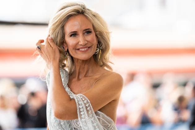 76e Festival International du Film de Cannes. Sortie du Martinez pour les marches. 76th International cannes Film Festival. Celebrities leaving Martinez Hotel for red carpet 291932 2023-05-16 Cannes France Hervey, Victoria ( Lady )  Copyright: xEstellexCarlierx xStarfacex STAR_291932_008