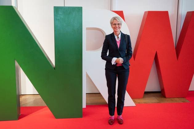 Award of the State Prize 2023 of the State of North Rhine Westphalia to the Chancellor a D Current, 16 05 2023, Cologne, Minister for Schools and Education of North Rhine Westphalia Dorothee Feller on the red carpet for the award of the State Prize 2023 of the State of North Rhine Westphalia to the Chancellor a D in the Flora in Cologne Cologne North Rhine Westphalia Germ