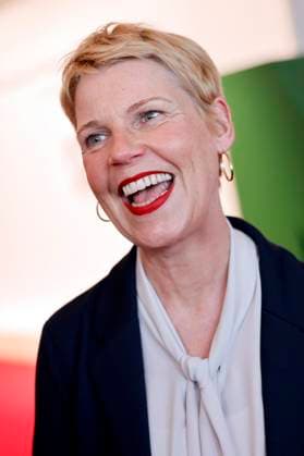Comedian Cordula Stratmann at the award ceremony of the State Prize of the State of NRW to Chancellor a D Dr Angela Merkel in the Flora Cologne, 16 05 2023 NRW Germany Copyright: xChristophxHardtx