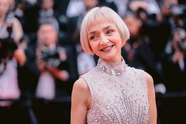 76e Festival International du Film de Cannes. Montee des marches d ouverture. 76th International Cannes Film festival. Opening Red carpet with Jeanne du Bary movie presentation 291927 2023-05-16 Cannes France de Medeiros, Maria  Copyright: xTerencexBaelenx STAR_291927_006