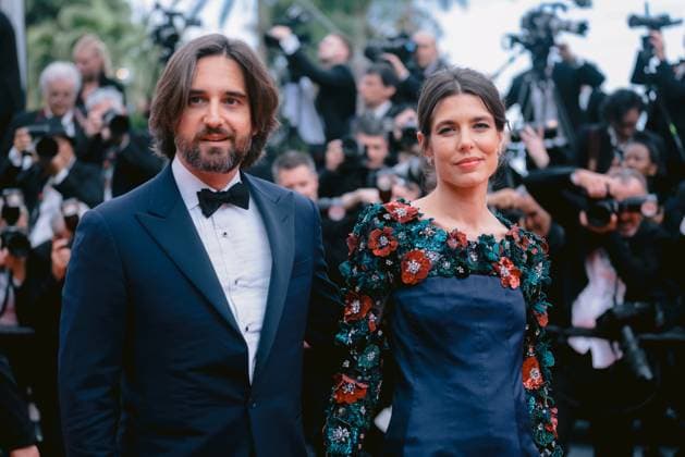 76e Festival International du Film de Cannes. Montee des marches d ouverture. 76th International Cannes Film festival. Opening Red carpet with Jeanne du Bary movie presentation 291927 2023-05-16 Cannes France Casiraghi, Charlotte (Monaco); Rassam, Dimitri  Copyright: xTerencexBaelenx STAR_291927_066