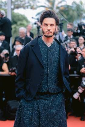 76e Festival International du Film de Cannes. Montee des marches d ouverture. 76th International Cannes Film festival. Opening Red carpet with Jeanne du Bary movie presentation 291927 2023-05-16 Cannes France Giabiconi, Baptiste  Copyright: xTerencexBaelenx STAR_291927_069