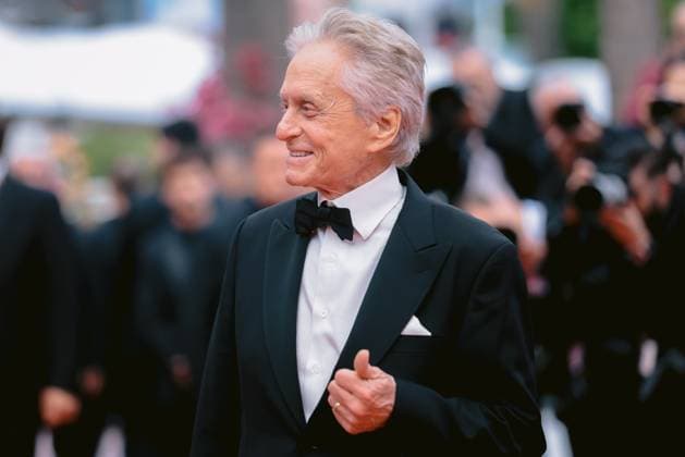 76e Festival International du Film de Cannes. Montee des marches d ouverture. 76th International Cannes Film festival. Opening Red carpet with Jeanne du Bary movie presentation 291927 2023-05-16 Cannes France Douglas, Michael  Copyright: xTerencexBaelenx STAR_291927_103