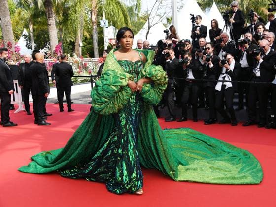 76th Cannes Film Festival 2023, evening 1 - red carpet of the film Jeanne du Barry - opening ceremony. Pictured: Chika Ike  Copyright: xSimonexComix xipa-agency.netx xPoolxPhotoxEventsx01x IPA_IPA37979166