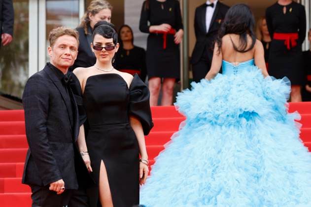 Matthias Schweighöfer with partner Ruby O Fee at the Opening Ceremony with the premiere of the feature film Jeanne du Barry at the Festival de Cannes 2023 76 Cannes International Film Festival at the Palais des Festivals Cannes, 16 05 2023. Foto:xD.xBedrosianx xFuturexImage