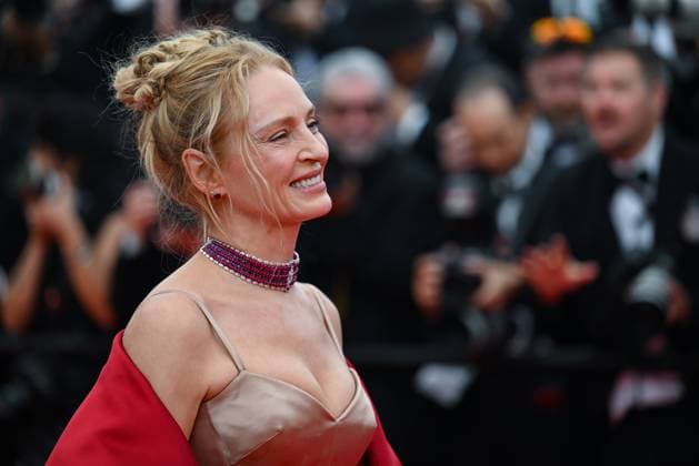 76e Festival International du film de Cannes.Montee des marches du film Jeanne du Barry - 76th International Cannes Film Festival. Red Carpet of Jeanne du Barry - Uma Thurman 291888 2023-05-16  Copyright: xMaylox xStarfacex STAR_291888_164