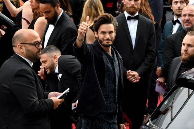 Baptiste Giabiconi - Jeanne du Barry premiere and opening ceremony, 76th Cannes Film Festival, France, Palais des Festivals et des Congres, La Croisette, Cannes FRANCE CELEBRITES : 76eme festival de Cannes - 16 05 2023 
