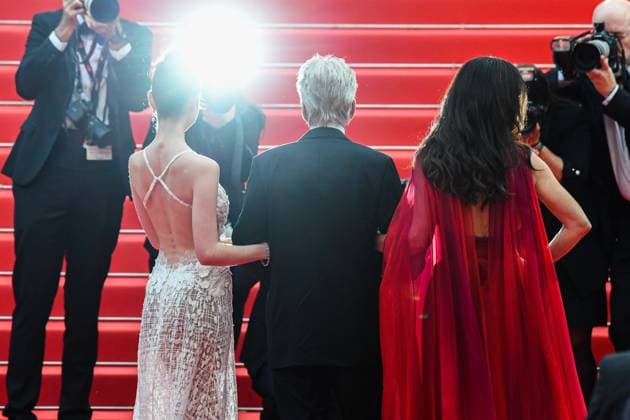 Michael Douglas, Catherine Zeta Jones, Carys Zeta Douglas - Jeanne du Barry premiere and opening ceremony, 76th Cannes Film Festival, France, Palais des Festivals et des Congres, La Croisette, Cannes FRANCE CELEBRITES : 76eme festival de Cannes - 16 05 2023 