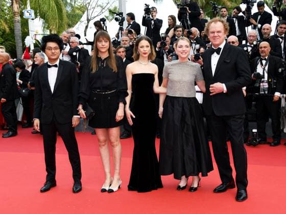 76th Cannes Film Festival 2023, evening 1 - red carpet of the film Jeanne du Barry - opening ceremony. Pictured: Members of the Jury Un Certain Regard Davy Chou, Paula Beer, Alice Winocour, Emilie Dequenne and President of the Jury John C. Reilly  Copyright: xSimonexComix xipa-agency.netx xPoolxPhotoxEventsx01x IPA_IPA37980718