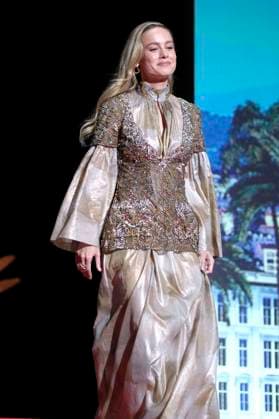 Brie Larson at the Opening Ceremony with the award of the Palme dOr for Lifetime Achievement to Michael Douglas at the Festival de Cannes 2023 76 Cannes International Film Festival at the Palais des Festivals Cannes, 16 05 2023. Foto:xD.xBedrosianx xFuturexImage