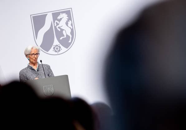 Award State Prize to Angela Merkel Chancellor a D Angela Merkel is honored on Tuesday 16 05 2023 with the State Prize NRW Presented by Christine Lagarde and Prime Minister Hendrik Wüst Cologne North Rhine Westphalia Germany