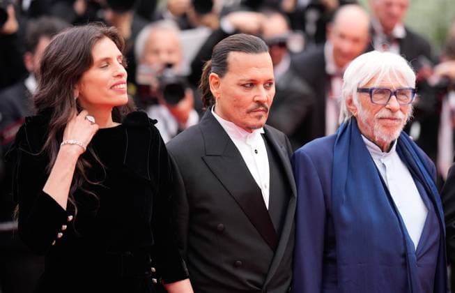 The Jeanne du Barry Film Premiere at the 76th Edition of the Cannes Film Festival The cast of the movie Jeanne du Barry , headlined by Johnny Depp and MaÃ¯wenn, attends the opening gala night and red carpet event of the movie Jeanne du Barry , during the opening ceremony of the 76th edition of the Cannes Film Festival on May 16 2023, in Cannes, France Cannes Palace of Festivals and Congresses of Cannes Cannes France Copyright: xAlexandraxFechetex _ADR8283