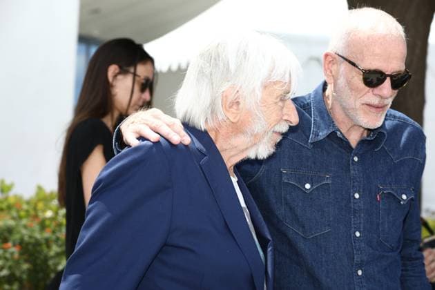 May 17, 2023, Cannes, Cote d Azur, France: PIERRE RICHARD and PASCAL GREGORY attend the photocall for the Jeanne du Barry during the 76th Annual Cannes Film Festival at Palais des Festivals on May 17, 2023 in Cannes, France Cannes France - ZUMAc179 20230517_zep_c179_013 Copyright: xMickaelxChavetx