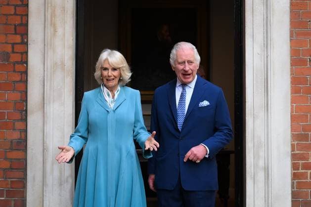 Entertainment Themen der Woche KW20 Entertainment Bilder des Tages . 17 05 2023. London, United Kingdom. King Charles III and Queen Camilla visit St.Pauls Church in Covent Garden, London, their first joint engagement since the Coronation.  xPoolx xi-Imagesx IIM-24385-0006