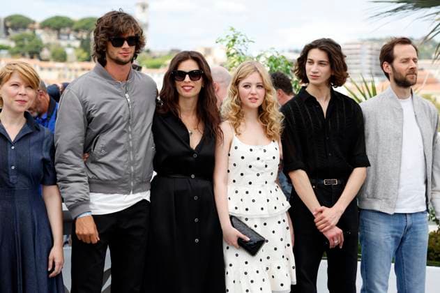 India Hair, Diego Le Fur, Maiwenn, Pauline Pollmann, Thibault Bonenfant and Benjamin Lavernhe at the photocall for the feature film Jeanne du Barry at the Festival de Cannes 2023 76 Cannes International Film Festival at the Palais des Festivals Cannes, 17 ,05 2023. Foto:xD.xBedrosianx xFuturexImage