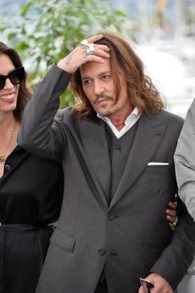 Johnny Depp at the Photocall JEANNE DU BARRY Photocall 76 Cannes Film Festival 17 05 2023