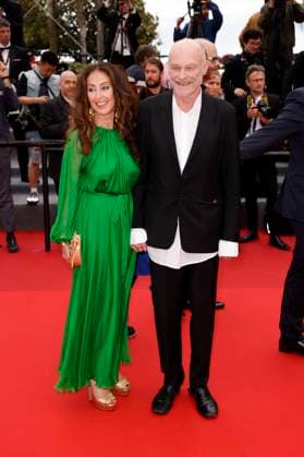 Manuela Luca Dazio and Anselm Kiefer at the premiere of the documentary Anselm The Rush of Time at the Festival de Cannes 2023 76 Cannes International Film Festival at the Palais des Festivals Cannes, 17 05 2023. Foto:xS.xGabschx xFuturexImage